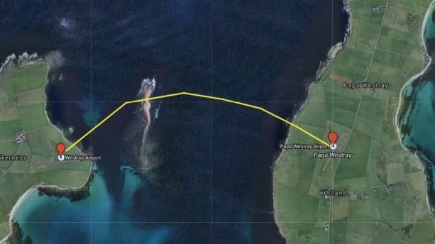 世界最短航线:全程2.7公里飞机飞一分钟就降落