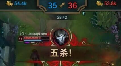 CJ:Jackeylove击杀王思聪获得五杀 恐怕他要准