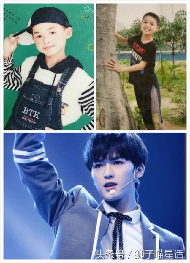 蔡徐坤从帅到大 尤长靖胖过180 这样的《偶像