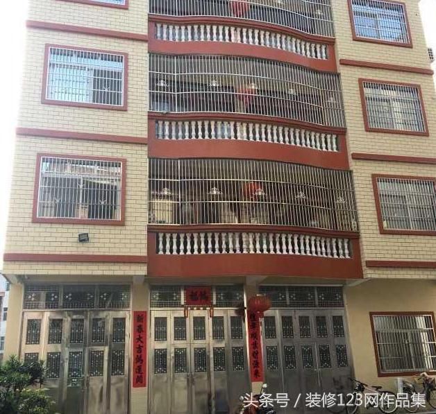 晒晒婆家农村自建房,院子、鱼池、卫生间都很