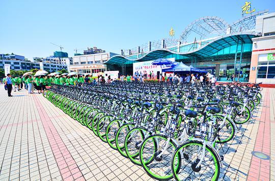 南充自主品牌好运共享单车上市 免费骑行半个