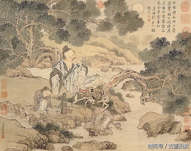清代十大宫廷画家之一金廷标作品大全 清代十大宫廷画家之一金廷标作品大全