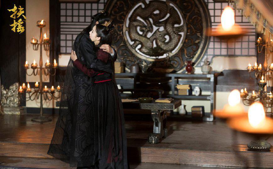 扶摇最新剧照:杨幂阮经天一吻定情深,扶摇无极