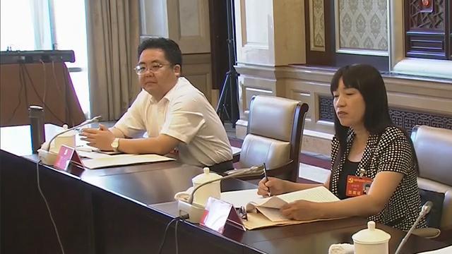 与会党代表认真讨论市委工作报告和市纪委工作报告