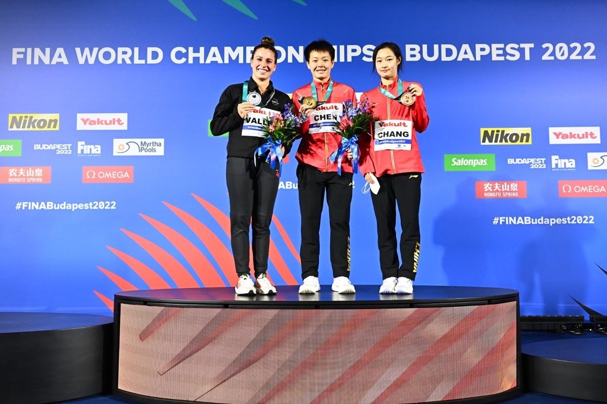 陈艺文女子三米板夺冠，中国跳水队本届世锦赛已收获11金