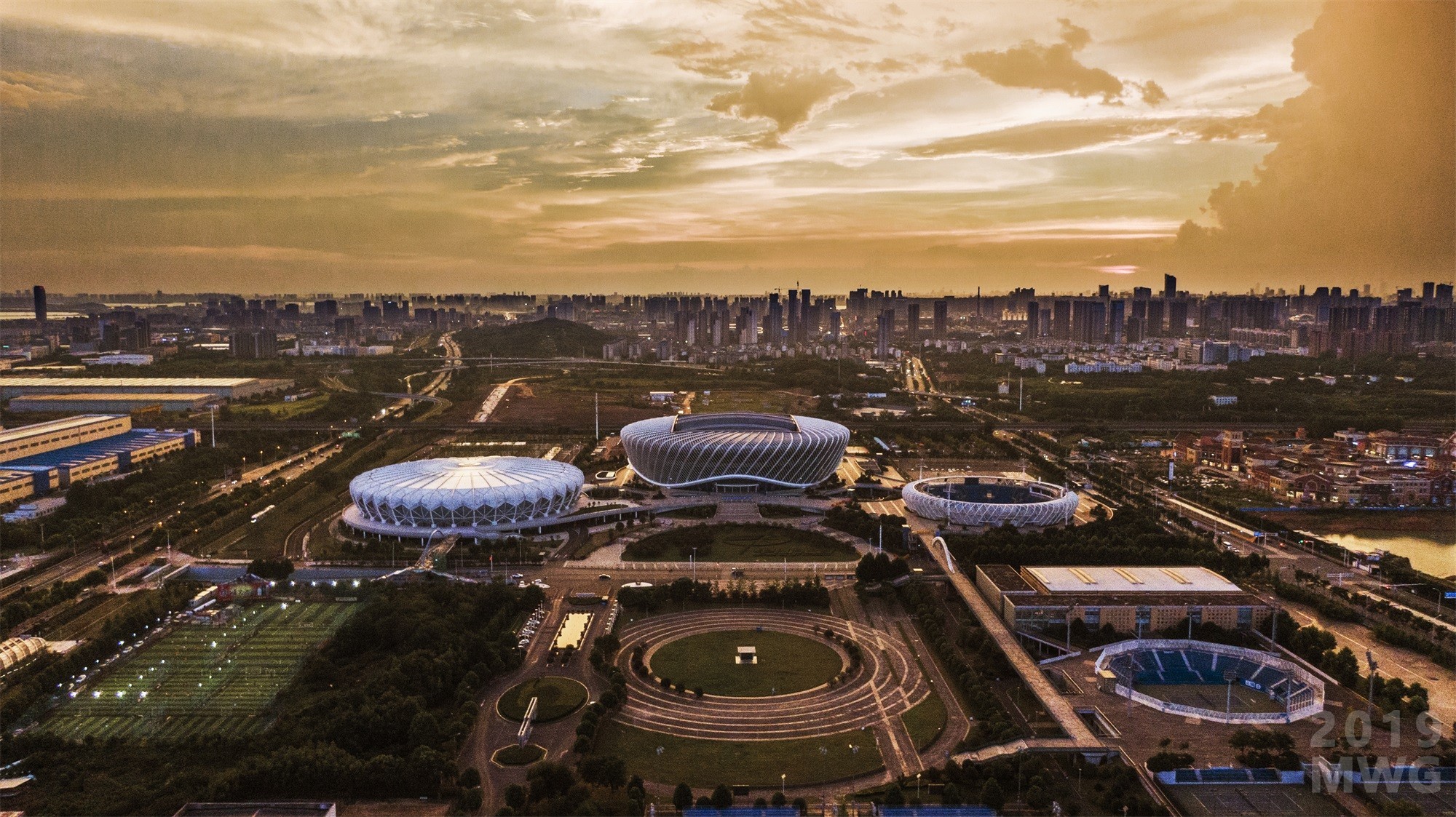 最新最全军运场馆航拍高清图来啦