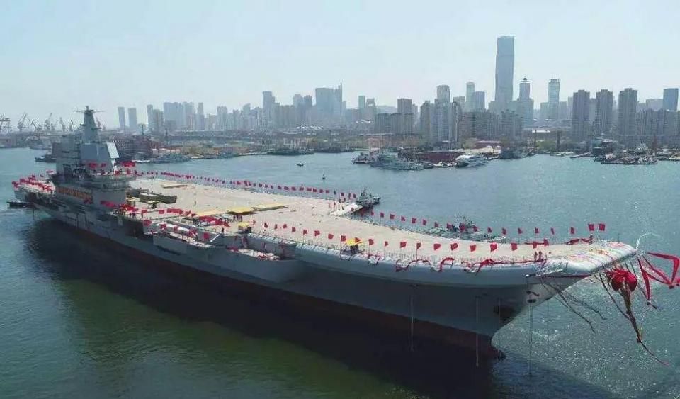 首艘国产航母恐建军节试航,组图流出,华人很自