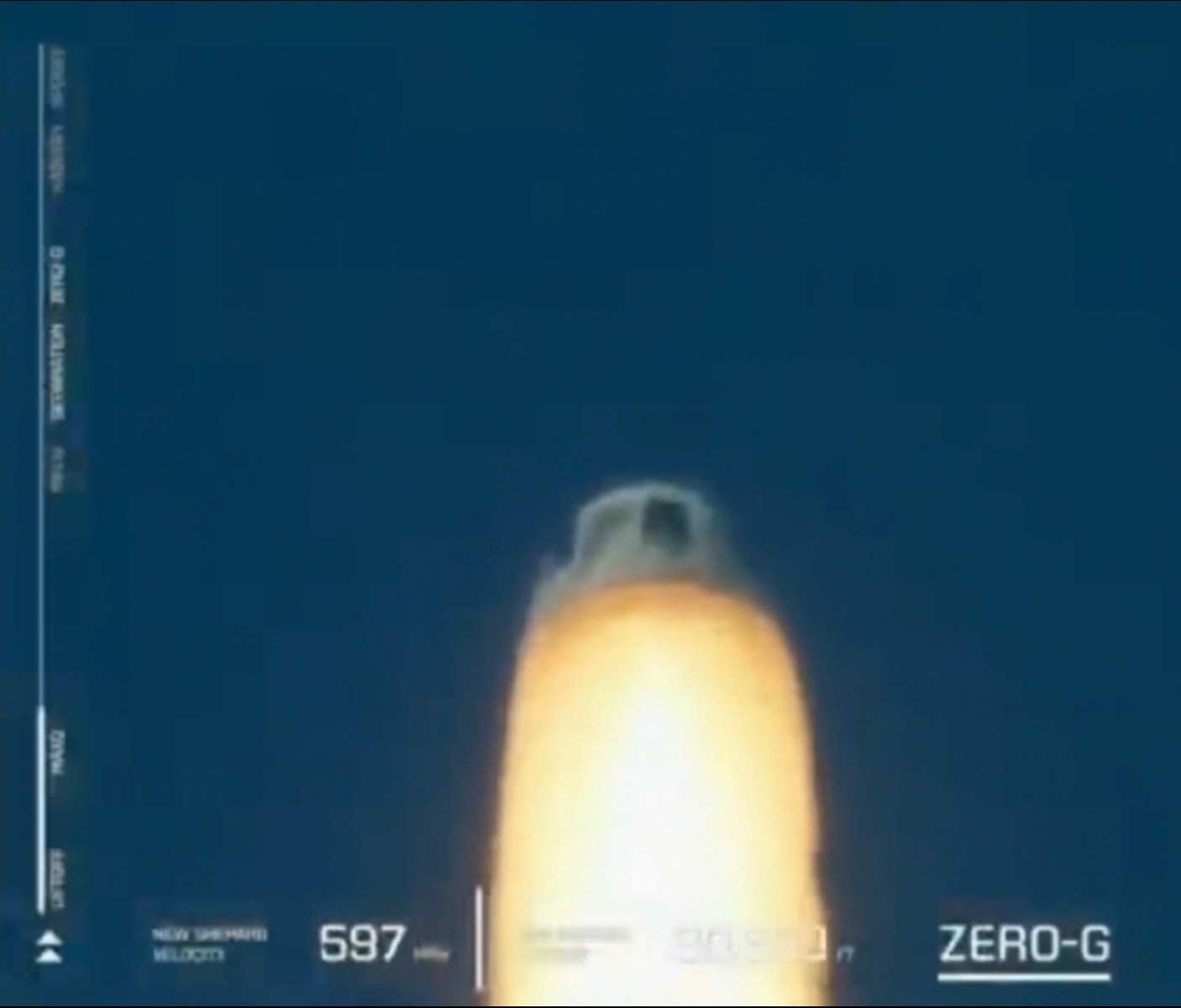 美新谢泼德NS23火箭发射失败，触发太空舱紧急逃生系统起效