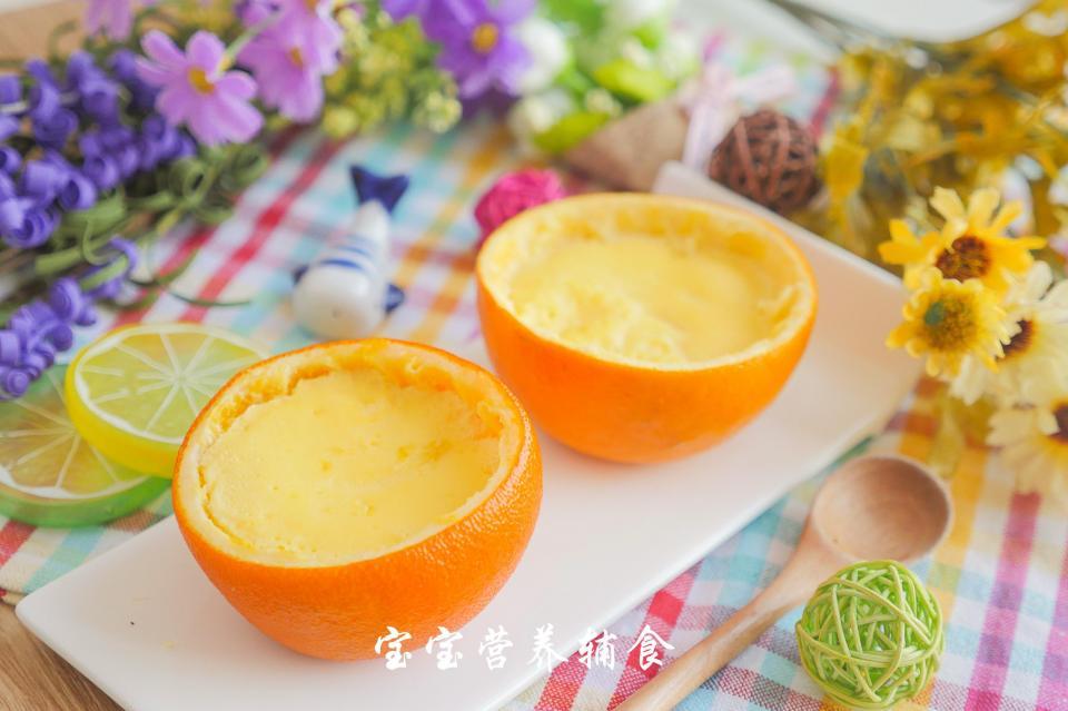 甜橙蒸蛋