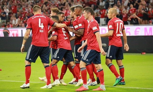 友谊赛:哈维-马丁内斯头球破门制胜罗本进球被