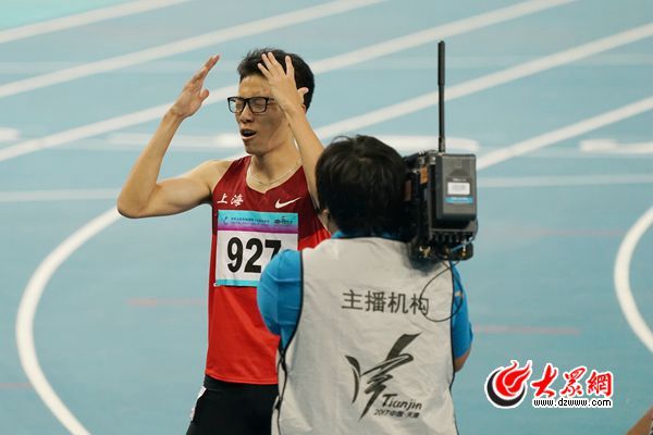 全运会男子400米决赛,北大21岁学霸破全国纪