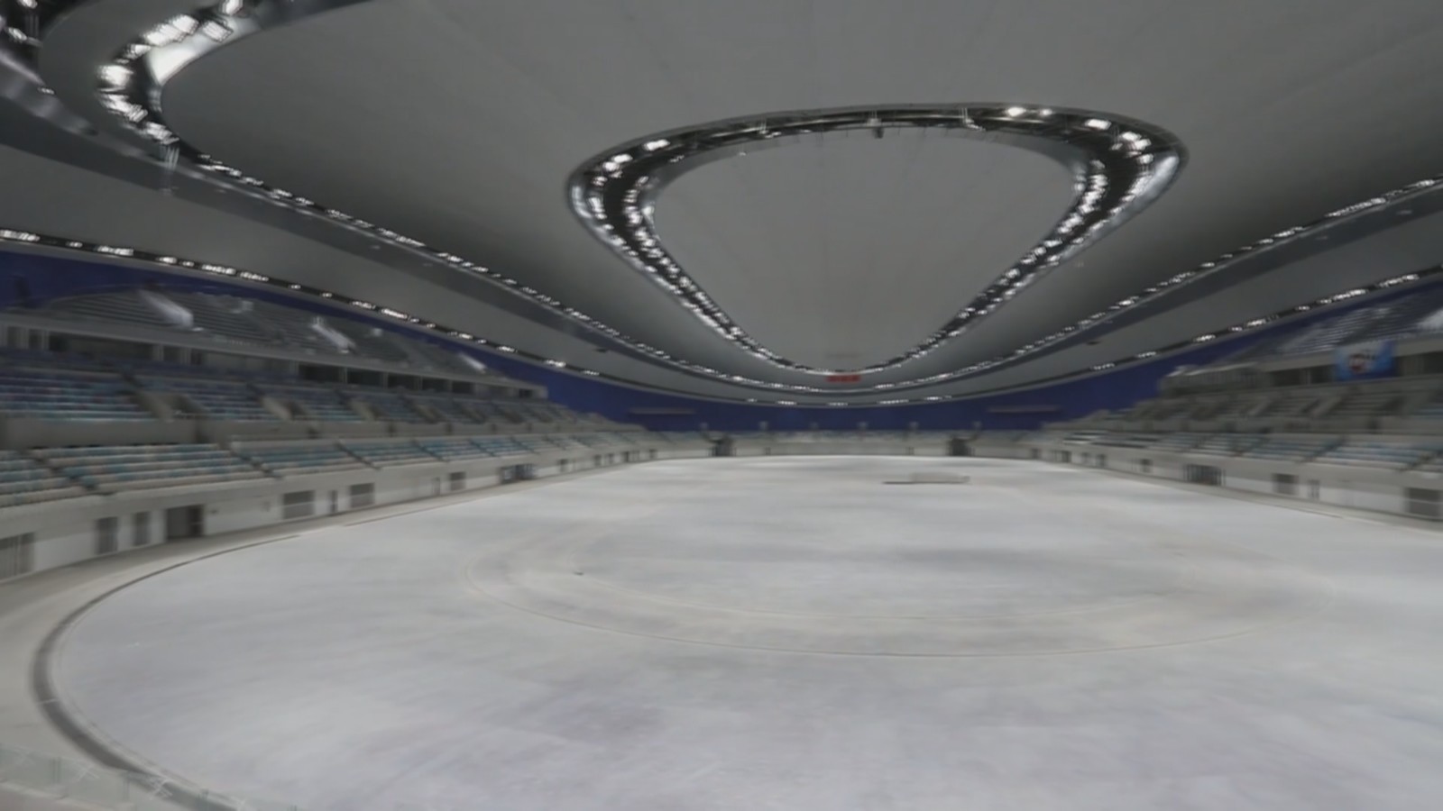 进入北京冬奥时间!这才是名符其实的“冰丝带”! 进入北京冬奥时间!这才是名符其实的“冰丝带”!