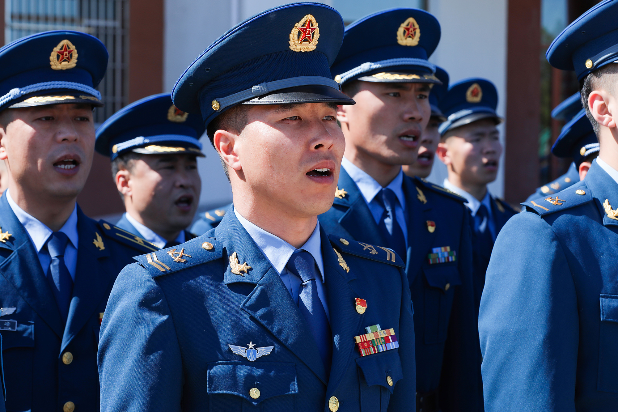 很燃!庄严宣誓仪式激发练兵备战热情_北京时间