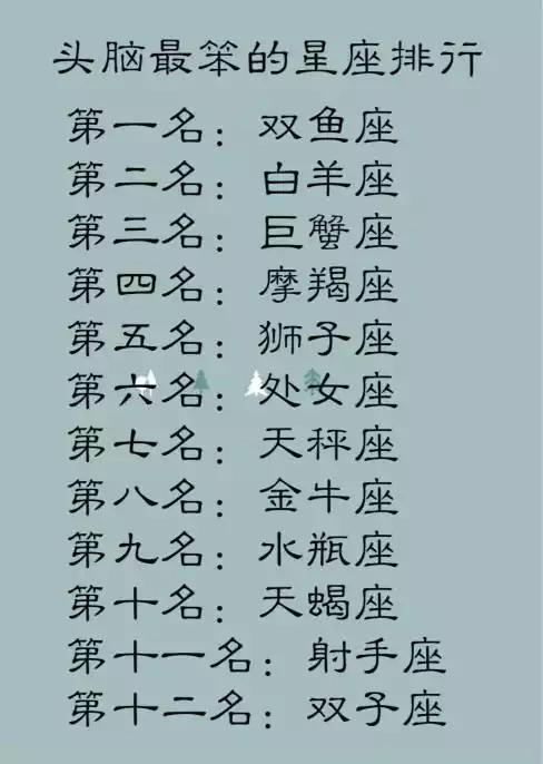 最笨的星座排行,双鱼座被狮子座骗的好惨 最笨的星座排行,双鱼座被狮子座骗的好惨