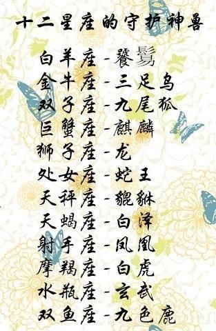 十二星座被表白时的反应,心是什么做的,守护神