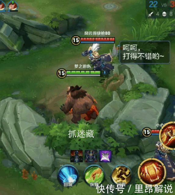 王者荣耀被玩坏的游戏截屏,梦泪假扮野怪,宫本