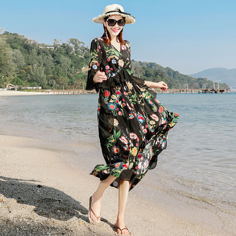 清明三亚旅游,彻底被这个女人穿衣打扮征服,长