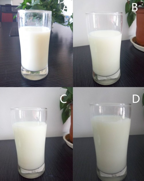 正确的顺序是:先准备好一杯180毫升50℃左右的温开水,然后再加入四匙