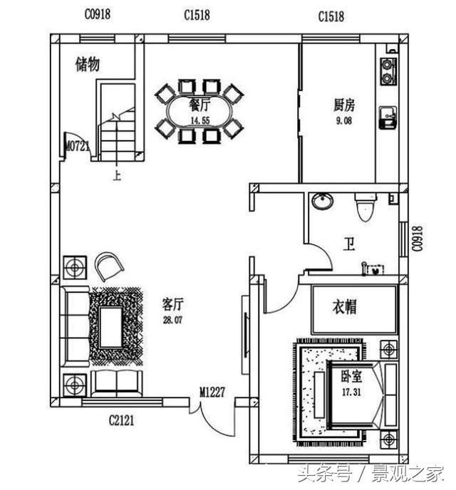 3套20万经济型二层农村别墅设计图,农村小户型