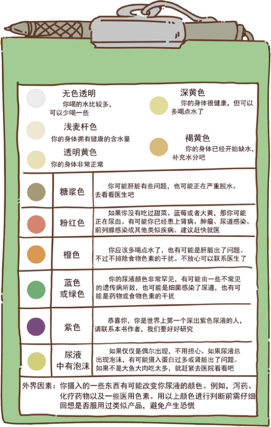 你的身体缺不缺水?从尿液颜色就可以判断 你的身体缺不缺水?从尿液颜色就可以判断