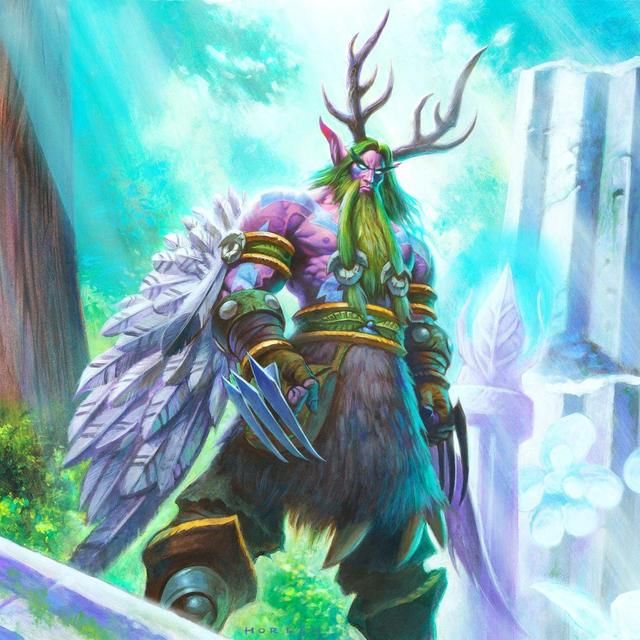 以德服人,炉石传说标准模式六种德鲁伊形态说
