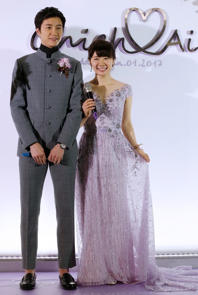 福原爱江宏杰婚礼元旦举行 婚宴现场曝光