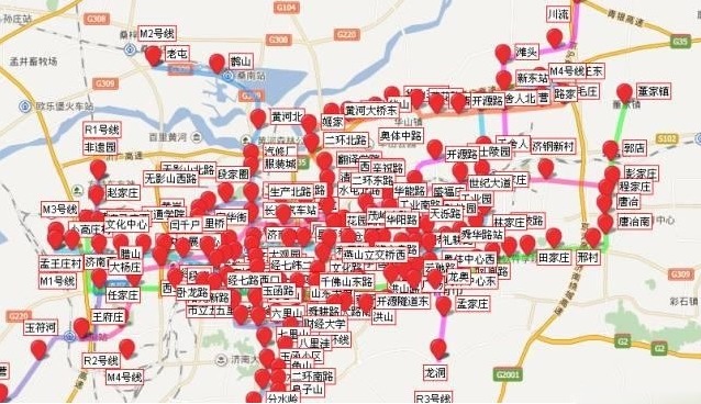 济南地铁R1线、R2线、R3线最新进展来了!(附站点汇总)