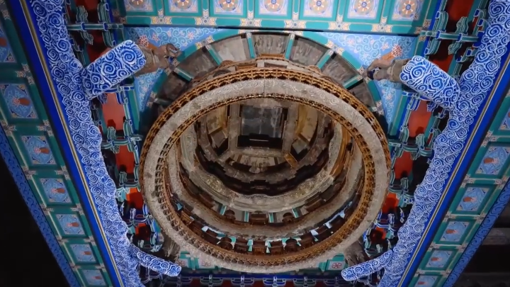 国宝级文物“天宫藻井”展现中国古代“天人合一”的理念