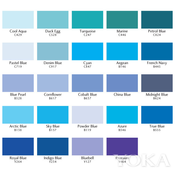 其中在蓝色里知名度最高的便是蒂芙尼蓝(tiffany blue)