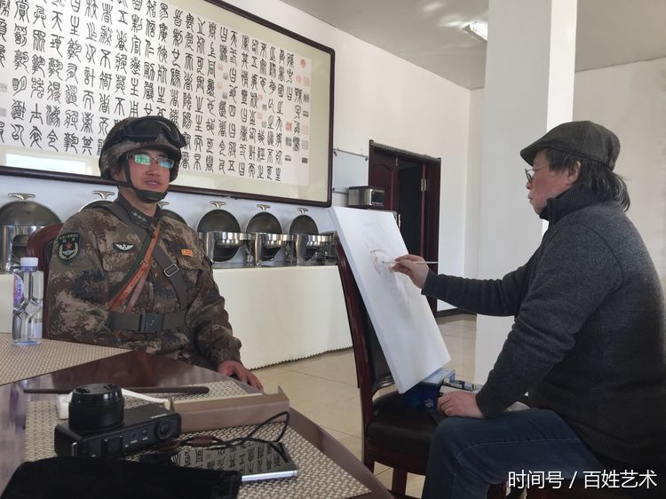 中国写生会2017进军营走边防绘精兵-朱日和蓝军旅