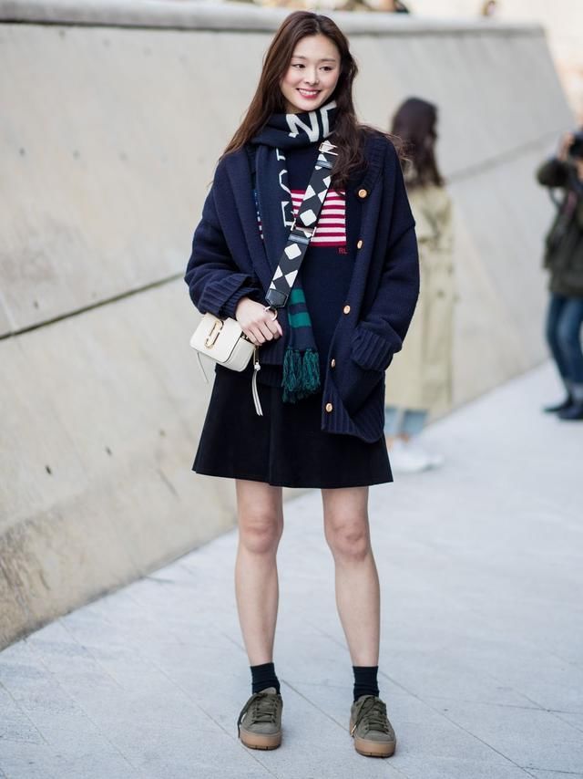 2018首尔时装周街拍总是精彩,又可以学几招穿