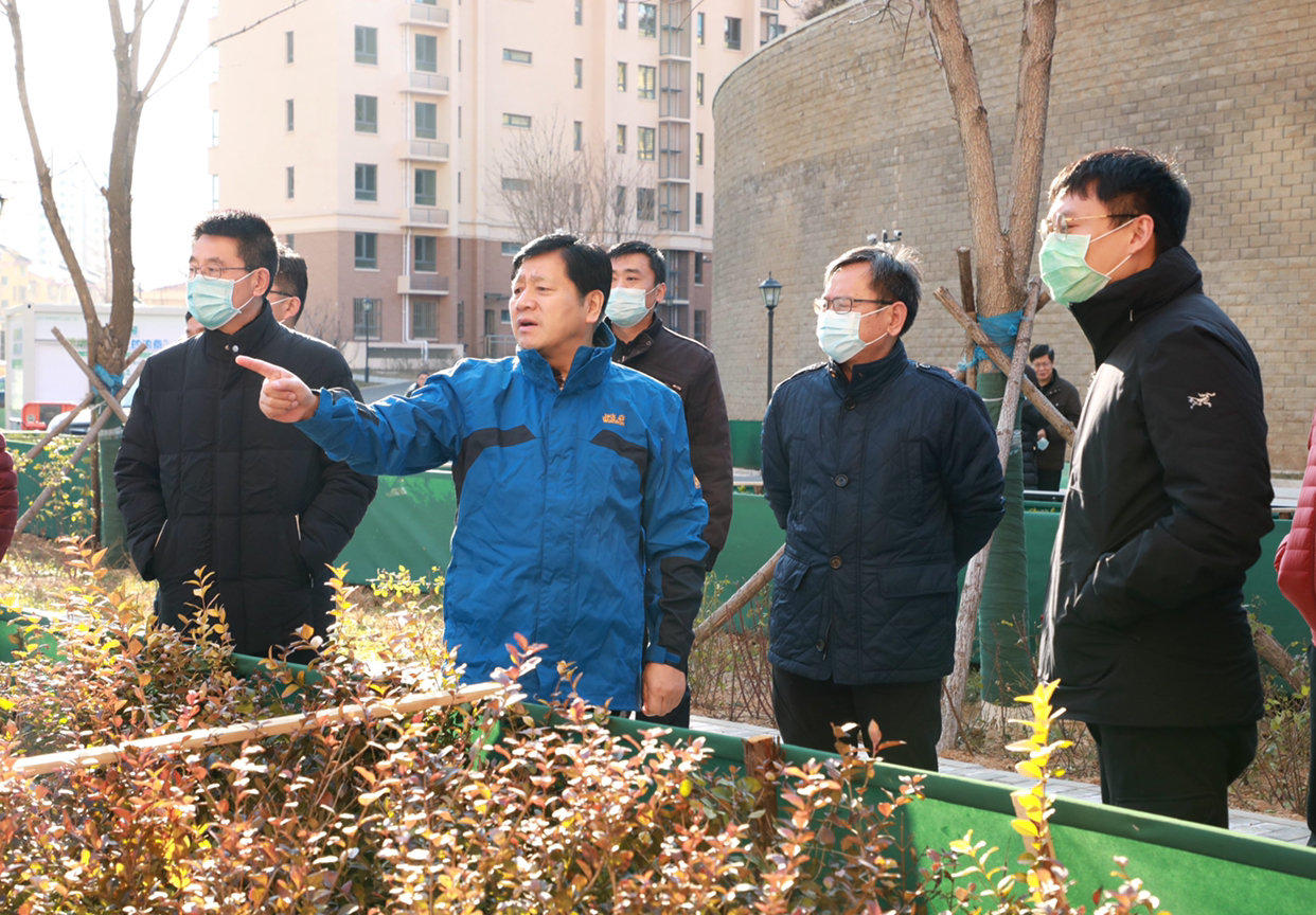 门头沟区长付兆庚调研棚户区改造安置房建设工程进展情况