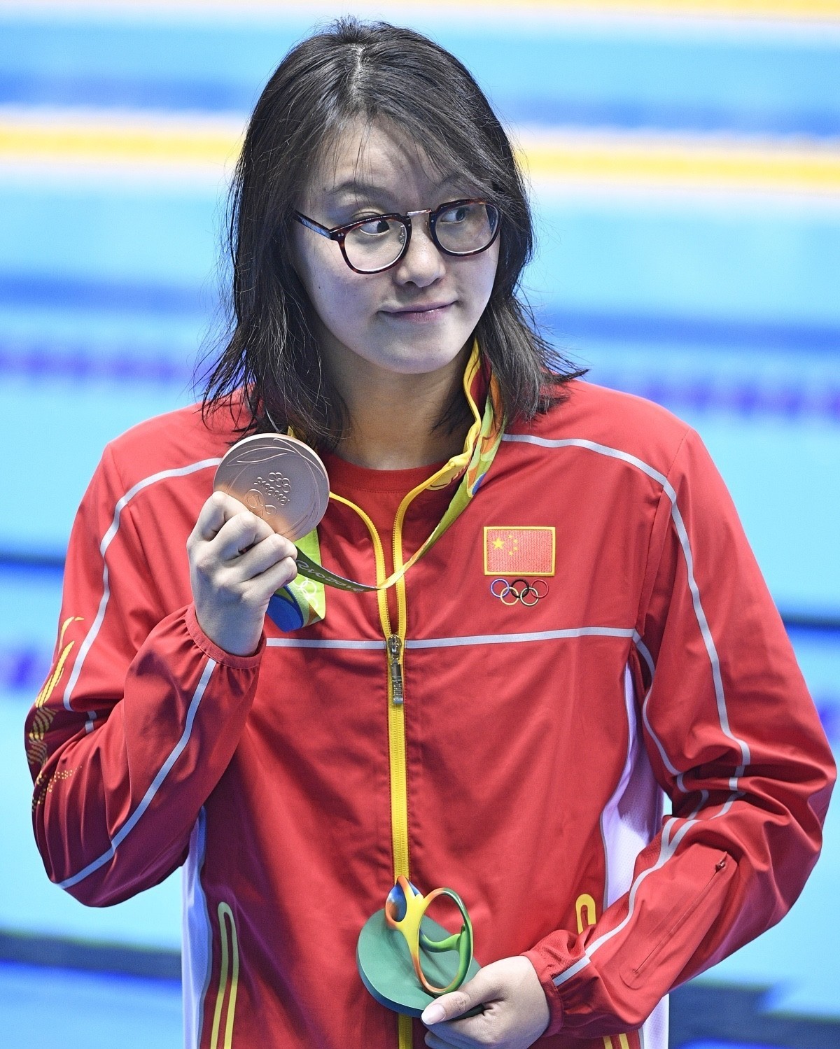 中国游泳女将傅园慧图片