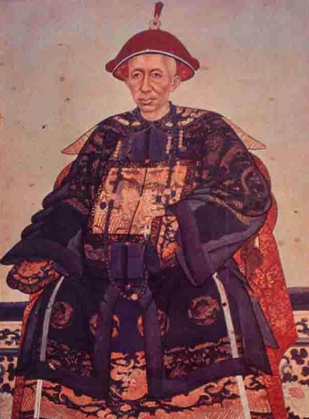 身穿满清郡王官服的拉玛一世郑华