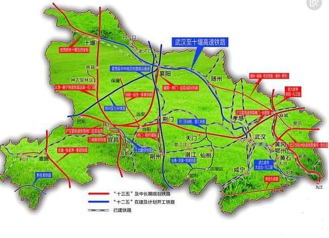 湖北新增一條投資177億的高鐵規劃,將途徑這5縣市,有你的家鄉嗎