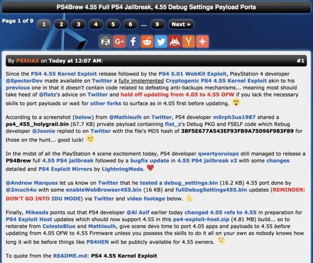 ps4破解最新进展,4.55系统正式破解
