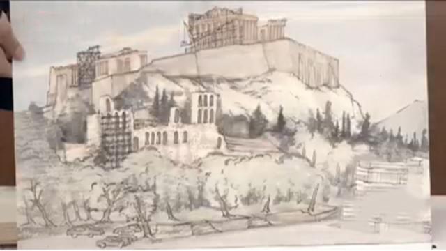 美术大师现场展示“一带一路”写生成果 美术大师现场展示“一带一路”写生成果