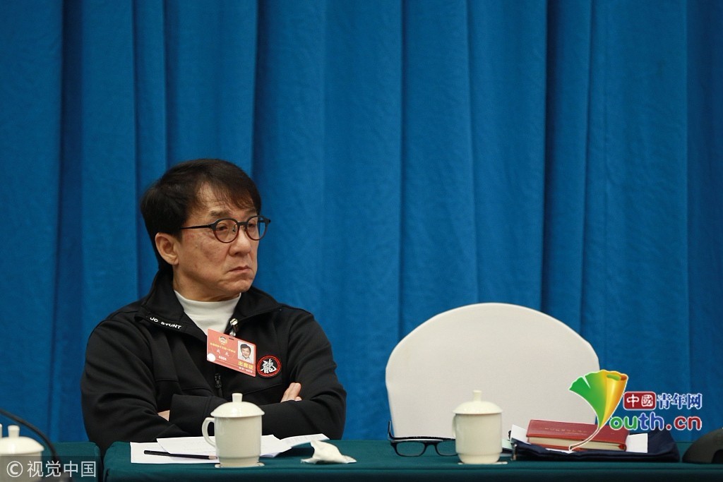 全国政协委员成龙.
