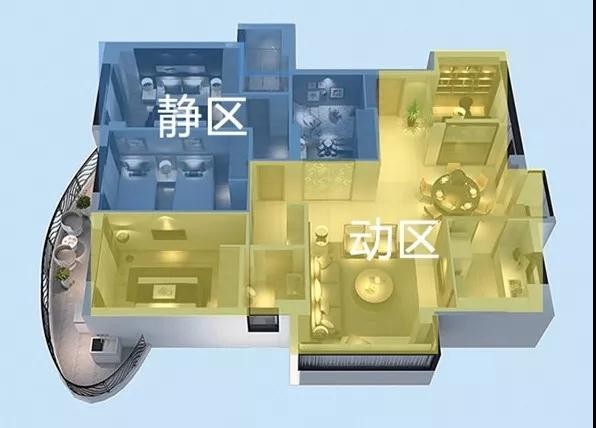 动静分离,保证生活舒适