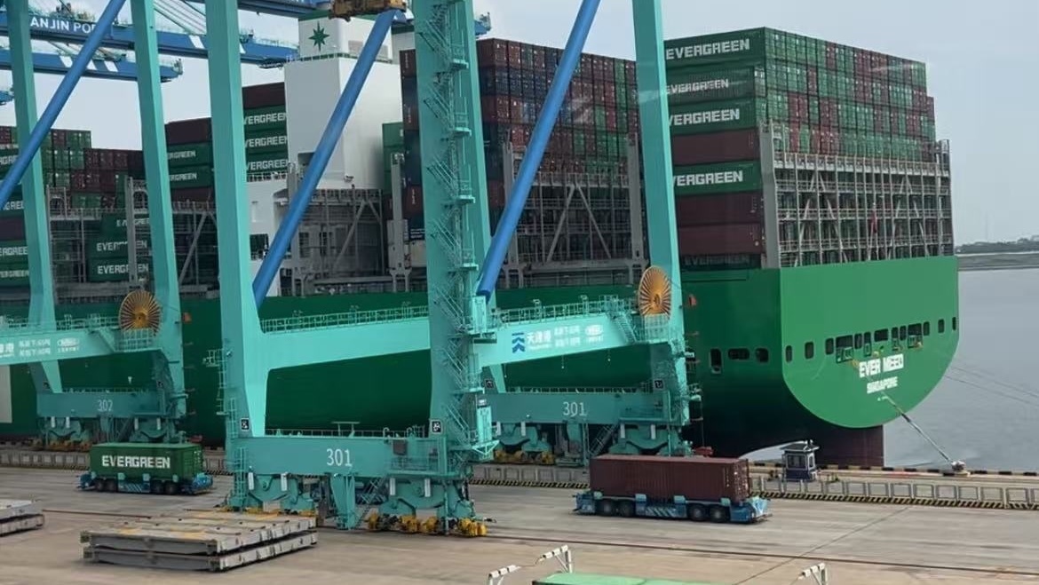 天津港推动智能化与绿色化协同发展 天津港推动智能化与绿色化协同发展