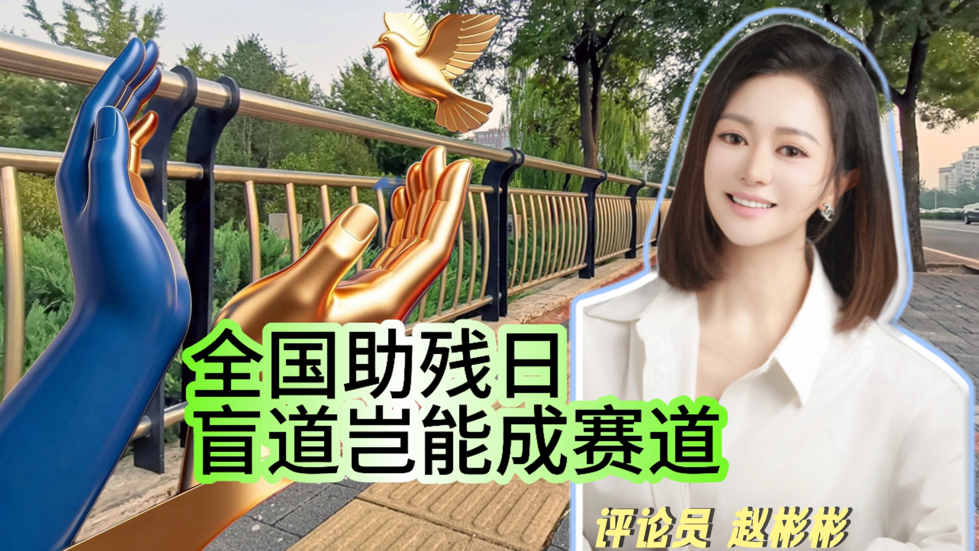 全国助残日 盲道岂能成赛道