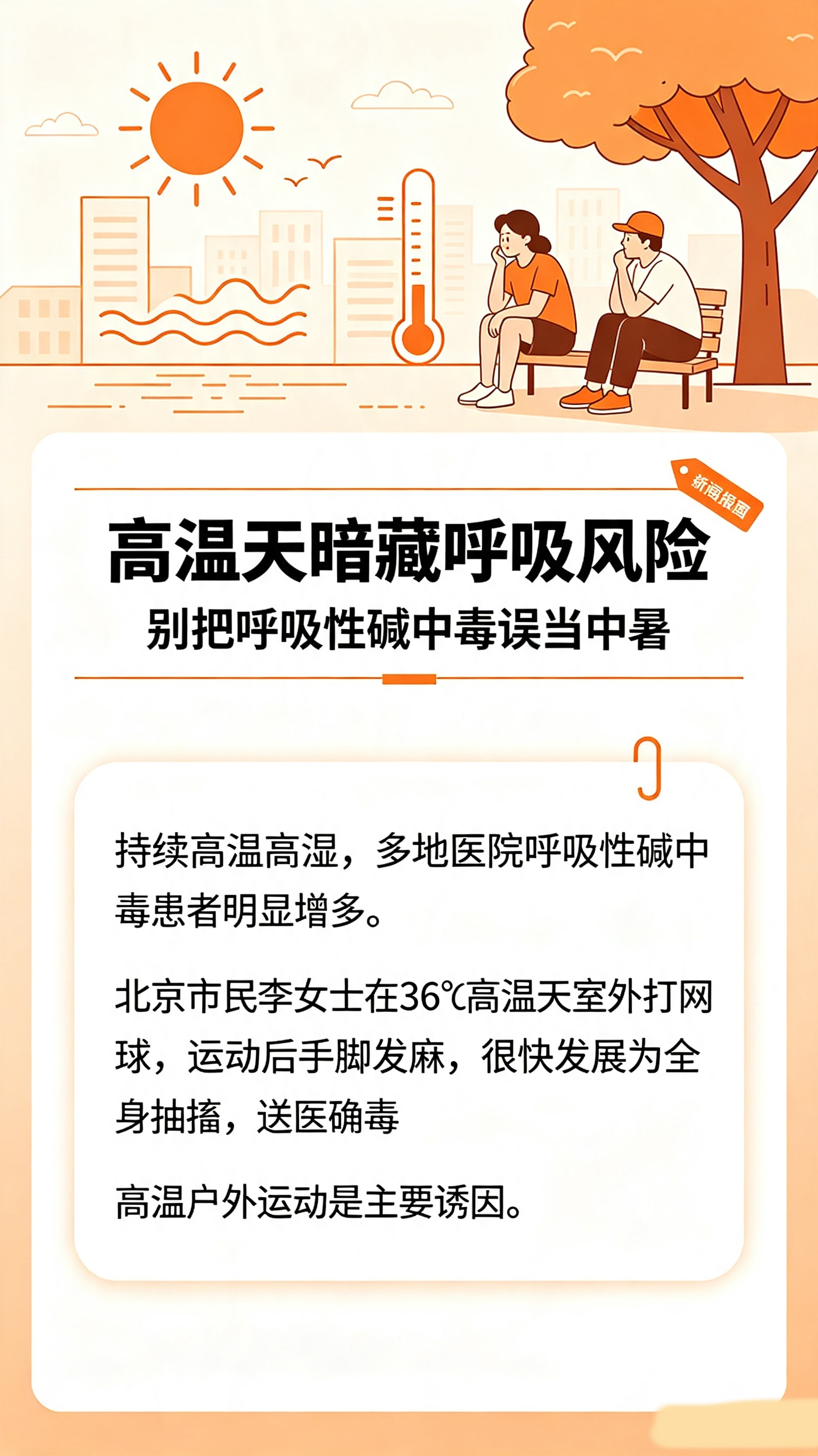 高温天暗藏呼吸风险！别把呼吸性碱中毒误当中暑