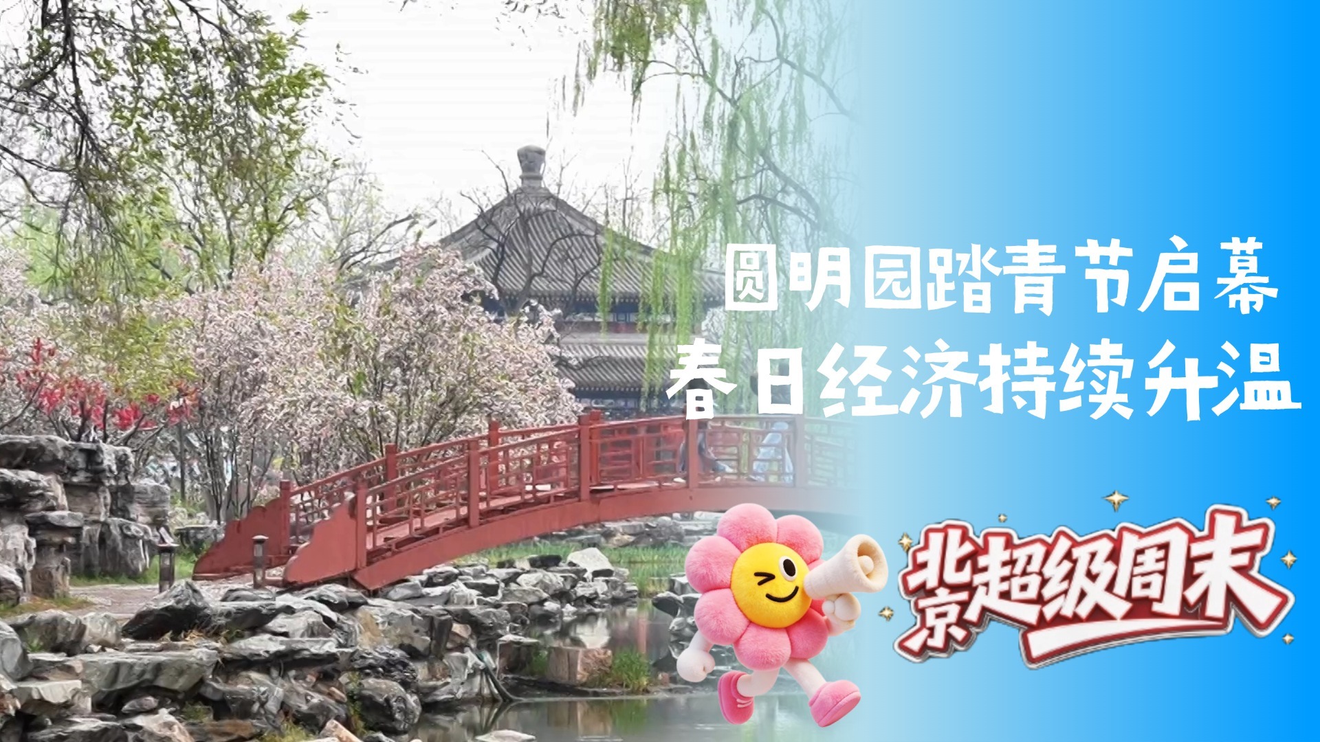 超级周末来了：圆明园踏青节启幕 春日经济持续升温