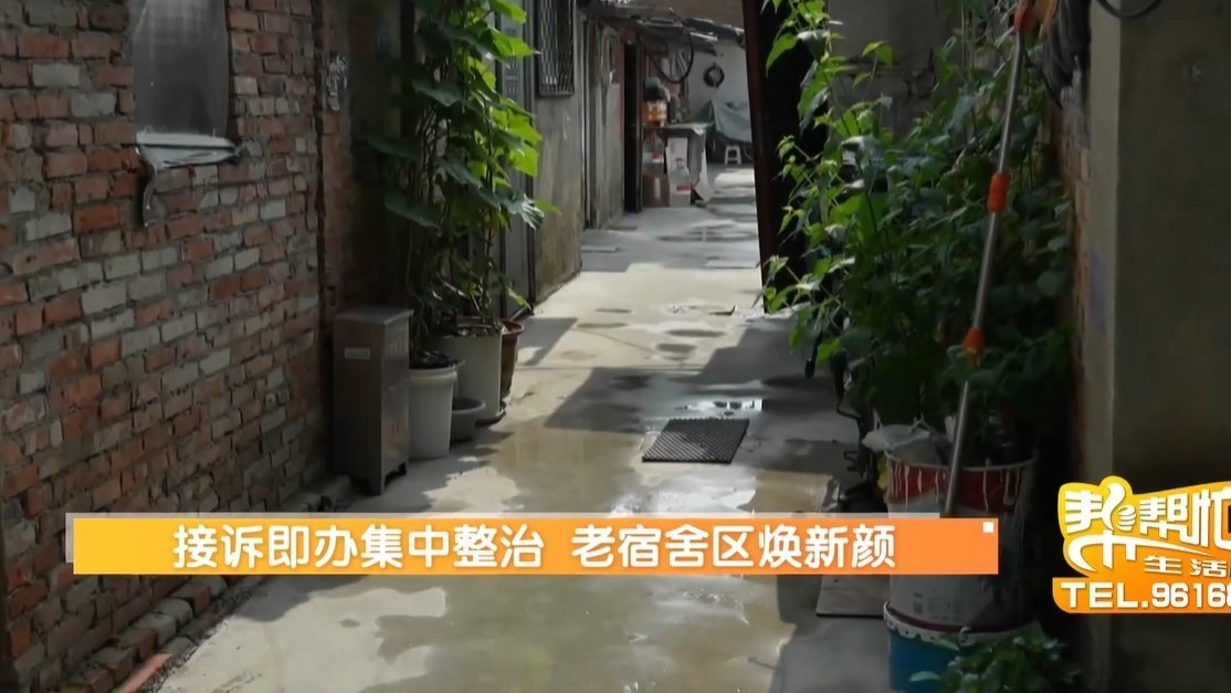 接诉即办集中整治 老宿舍区焕新颜