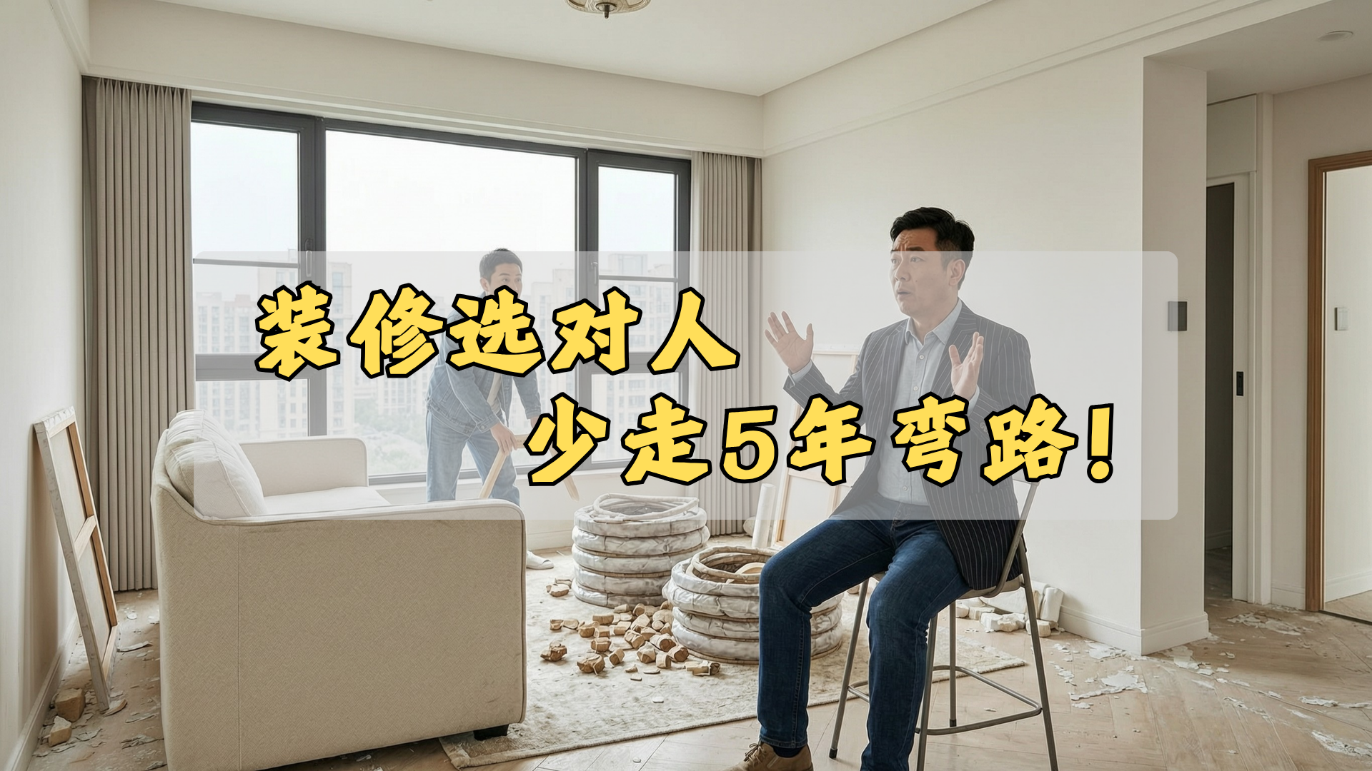 装修选对人，少走5年弯路！