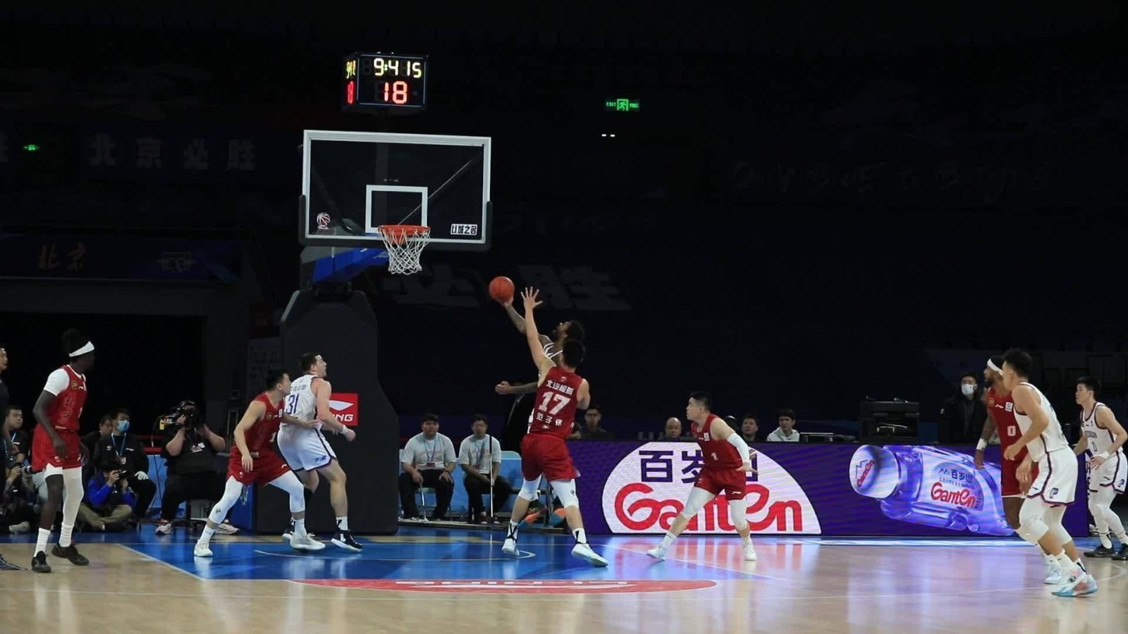 CBA联赛 北京北汽主场战胜天津先行者