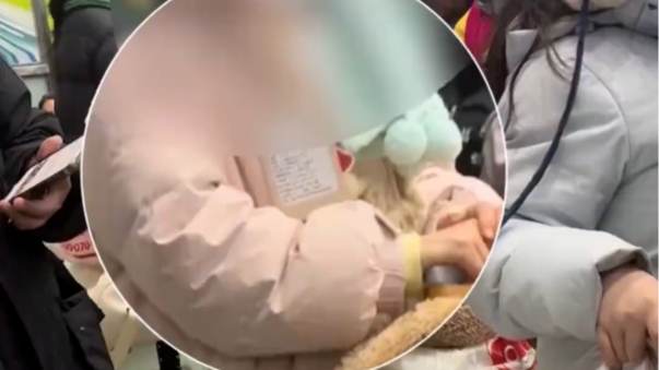 一女子穿未剪吊牌羽绒服在漠河旅游，网友调侃“商家刷到，天都塌了”