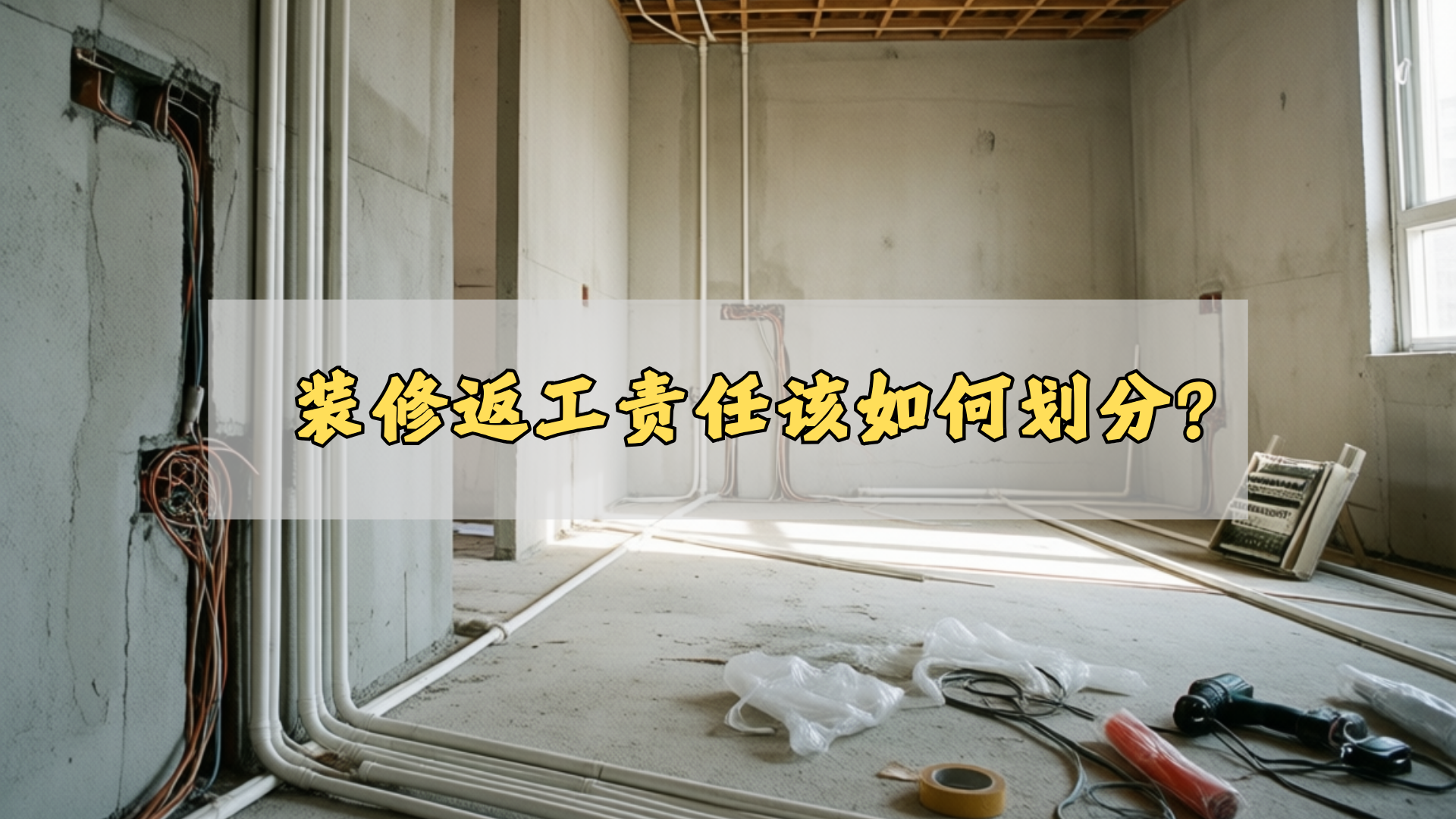 装修返工，责任这样划分不扯皮！