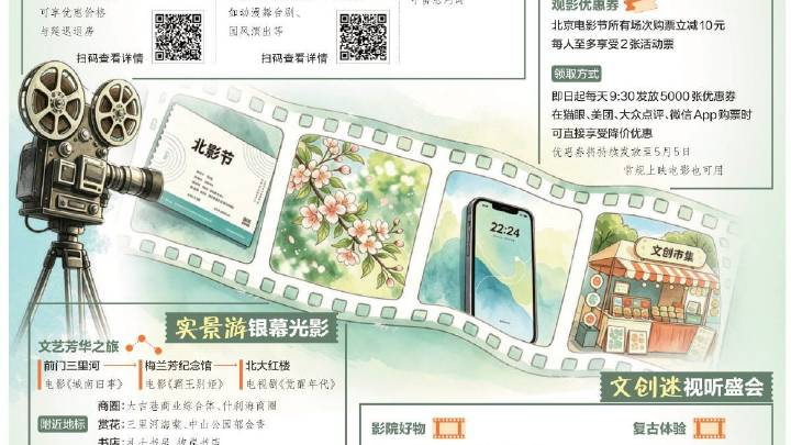 用北影节票根解锁北京全城多项福利 用北影节票根解锁北京全城多项福利