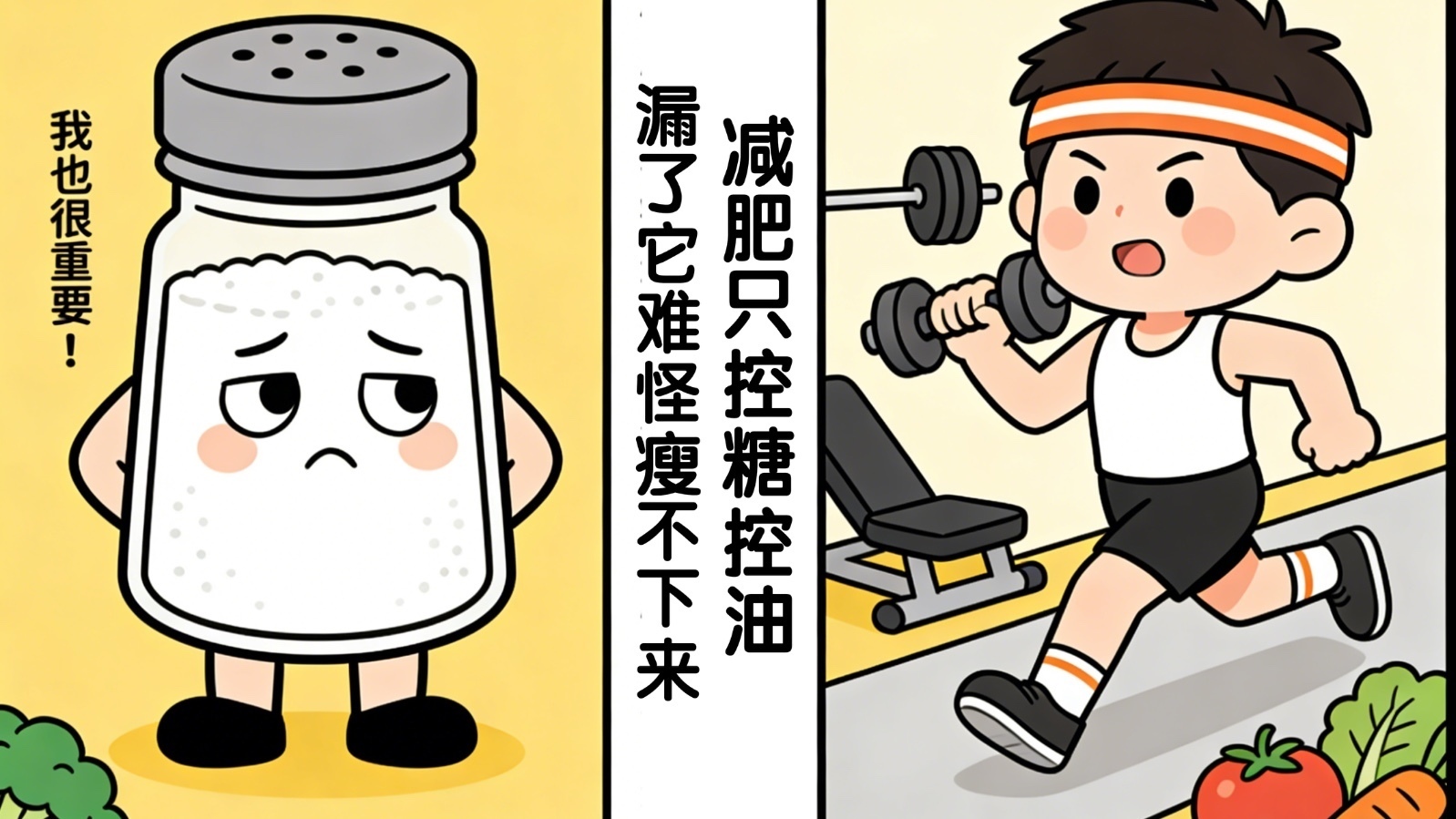 减肥只控糖控油,漏了它难怪瘦不下来 减肥只控糖控油,漏了它难怪瘦不下来